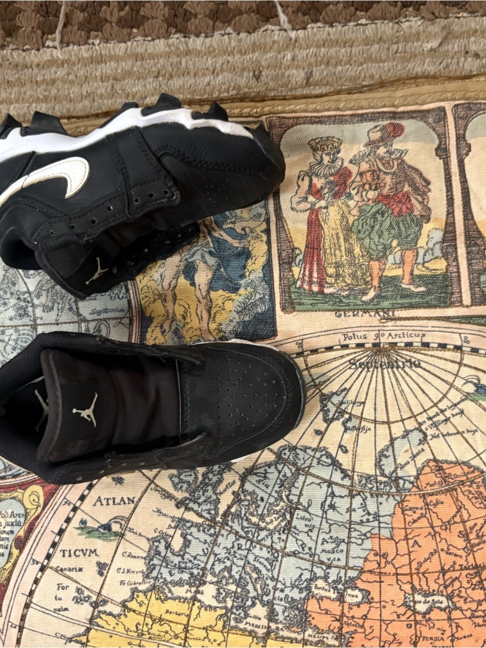 Nike Air Jordan  Black Low-Top Sneakers